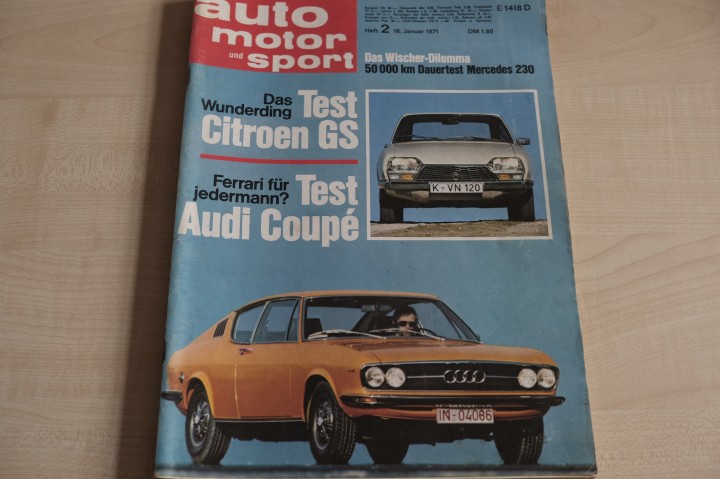 Deckblatt Auto Motor und Sport (02/1971)